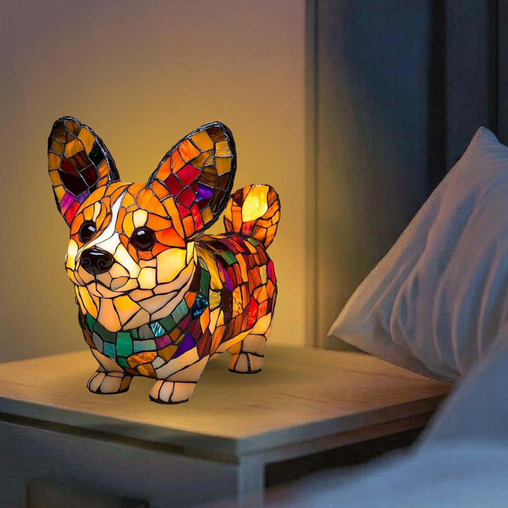 The Corgi standing