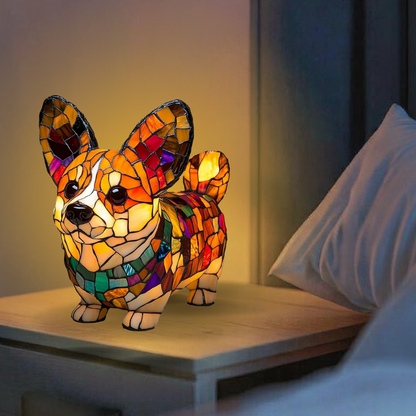 The Corgi standing
